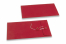 Sobres con cuerda y arandela - 110 x 220 mm, rojo | Paisdelossobres.es