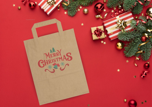 Bolsas de papel con asas planas | Paisdelossobres.es