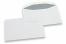 Sobres de papel blancos, 114 x 162 mm (C6), 80 gramos, cierre engomado, peso aprox. cada uno 3 g  | Paisdelossobres.es