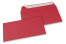 Sobres de papel de color - Rojo, 110 x 220 mm | Paisdelossobres.es