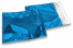 Sobres metalizados de colores - Azul 220 x 220 mm | Paisdelossobres.es