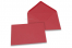 Sobres para tarjetas de felicitación de colores - Rojo, 114 x 162 mm | Paisdelossobres.es