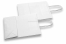 Bolsas de papel con asas redondas - blanco, 180 x 80 x 220 mm, 90 gramos | Paisdelossobres.es