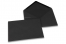 Sobres para tarjetas de felicitación de colores - Negro, 133 x 184 mm | Paisdelossobres.es