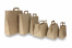 Bolsas de papel con asas planas - marrón, 6 tamaños | Paisdelossobres.es