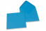 Sobres para tarjetas de felicitación de colores - Azul oceano, 155 x 155 mm | Paisdelossobres.es