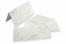 Sobre estampado mármol (110 x 220 mm) y tarjeta (105 x 210 mm) - mármol gris, sin forro interior | Paisdelossobres.es