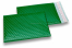 Sobres acolchados brillantes de color verde | Paisdelossobres.es