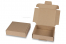Cajas de envío plegables - marrón, 110 x 110 x 28 mm | Paisdelossobres.es