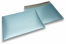 Sobres acolchados ECO metalizados mate - azul hielo 320 x 425 mm | Paisdelossobres.es