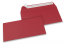 Sobres de papel de color - Rojo oscuro, 110 x 220 mm | Paisdelossobres.es