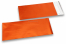 Sobres metalizados mate de colores - Naranja 110 x 220 mm | Paisdelossobres.es