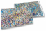 Sobres metalizados de colores - Plata holográfico 162 x 229 mm | Paisdelossobres.es