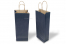Bolsas de papel para botellas de vino - azul oscuro | Paisdelossobres.es