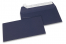 Sobres de papel de color - Azul oscuro, 110 x 220 mm | Paisdelossobres.es