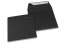 Sobres de papel de color - Negro, 160 x 160 mm | Paisdelossobres.es