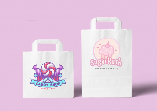 Bolsas de papel con asas planas | Paisdelossobres.es