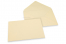 Sobres para tarjetas de felicitación de colores - Blanco marfil, 162 x 229 mm | Paisdelossobres.es