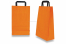 Bolsas de papel con asas planas - naranja | Paisdelossobres.es