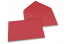 Sobres para tarjetas de felicitación de colores - Rojo, 162 x 229 mm | Paisdelossobres.es