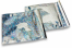 Sobres metalizados de colores - Plata holográfico 165 x 165 mm | Paisdelossobres.es