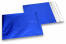 Sobres metalizados mate de colores - Azul oscuro 165 x 165 mm | Paisdelossobres.es