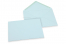 Sobres para tarjetas de felicitación de colores - Azul claro, 133 x 184 mm | Paisdelossobres.es