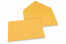 Sobres para tarjetas de felicitación de colores - Amarillo-dorado, 162 x 229 mm | Paisdelossobres.es