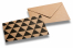 Sobres Kraft decorativos - Marrón + triángulos | Paisdelossobres.es