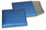 Sobres acolchados ECO metalizados mate - azul oscuro 165 x 165 mm | Paisdelossobres.es