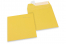 Sobres de papel de color - Amarillo ranúnculo, 160 x 160 mm | Paisdelossobres.es