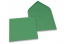 Sobres para tarjetas de felicitación de colores - Verde oscuro, 155 x 155 mm | Paisdelossobres.es