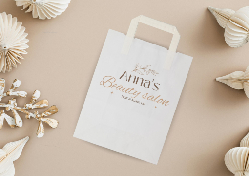 Bolsas de papel con asas planas | Paisdelossobres.es