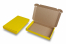 Cajas de envío plegables - amarillo | Paisdelossobres.es