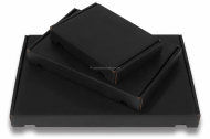 Cajas plegables negras para envío | Paisdelossobres.es