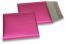 Sobres acolchados ECO metalizados mate - rosa 165 x 165 mm | Paisdelossobres.es