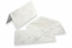 Sobre estampado mármol (110 x 220 mm) y tarjeta (105 x 210 mm) - mármol gris, forro interior gris | Paisdelossobres.es