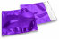 Sobres metalizados de colores - Púrpura 165 x 165 mm | Paisdelossobres.es
