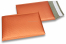 Sobres acolchados ECO metalizados mate - naranja 180 x 250 mm | Paisdelossobres.es