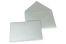 Sobres para tarjetas de felicitación de colores - Plata metalizado, 114 x 162 mm | Paisdelossobres.es