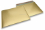 Sobres acolchados ECO metalizados mate - dorado 320 x 425 mm | Paisdelossobres.es