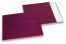 Sobres metalizados mate de colores - Burdeos 165 x 165 mm | Paisdelossobres.es