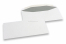 Sobres de papel blancos, 110 x 220 mm (DL), 80 gramos, cierre engomado, peso aprox. cada uno 4 g  | Paisdelossobres.es