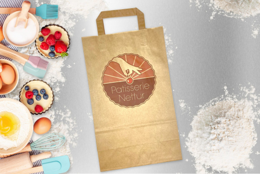 Bolsas de papel con asas planas | Paisdelossobres.es