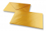 Sobres para tarjetas de felicitación de calidad, dorado metalizado | Paisdelossobres.es