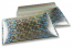 Sobres acolchados ECO metalizados - plata con holograma 235 x 325 mm | Paisdelossobres.es
