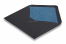 Sobres negros forrados - forro azul | Paisdelossobres.es