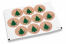 Sellos para sobres navideños - Arbol de Navidad verde | Paisdelossobres.es