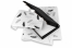 Cajas plegables negras para envío - ejemplo con papel de seda | Paisdelossobres.es