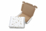 Cajas para envíos postales impresas - plumas de oro | Paisdelossobres.es